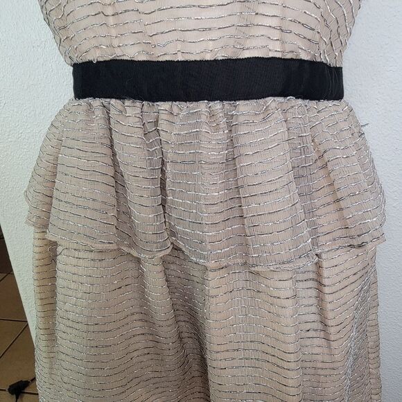 BCBGeneration Nwt peplum cocktail party dress size 12 - Picture 5 of 9